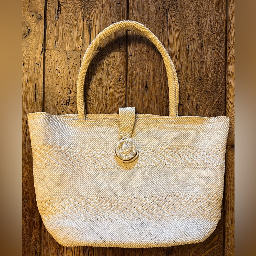 New!  Large Straw Tote